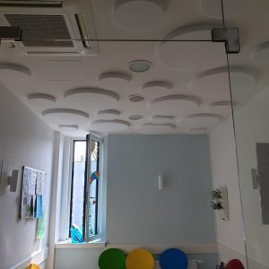 Schallabsorber Kinderarztpraxis